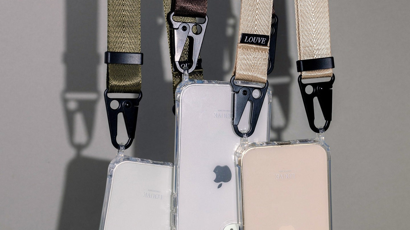 phone case and cord - louve collection
