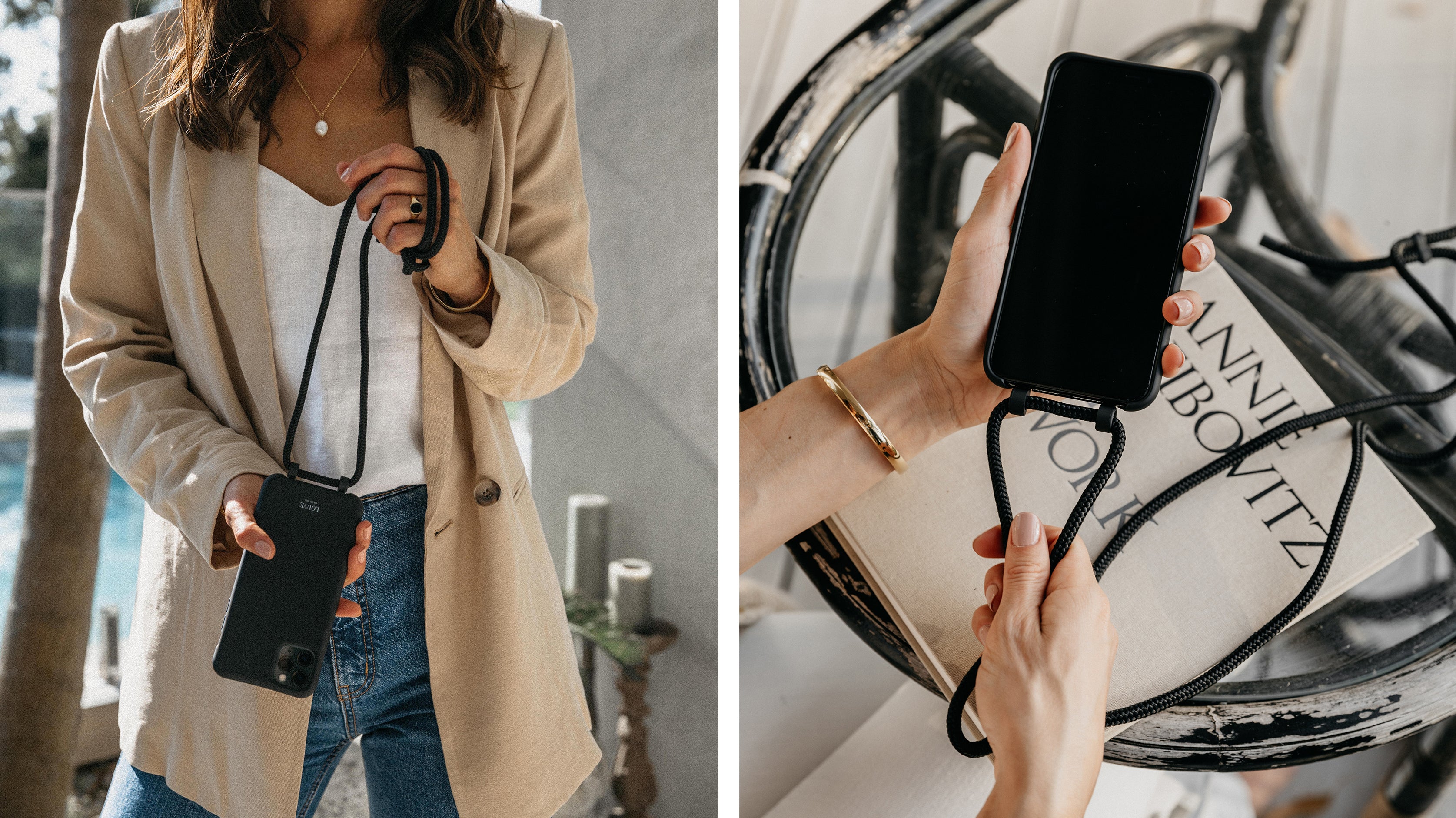 What is a Louve Carrier / Phone Case with Cord?