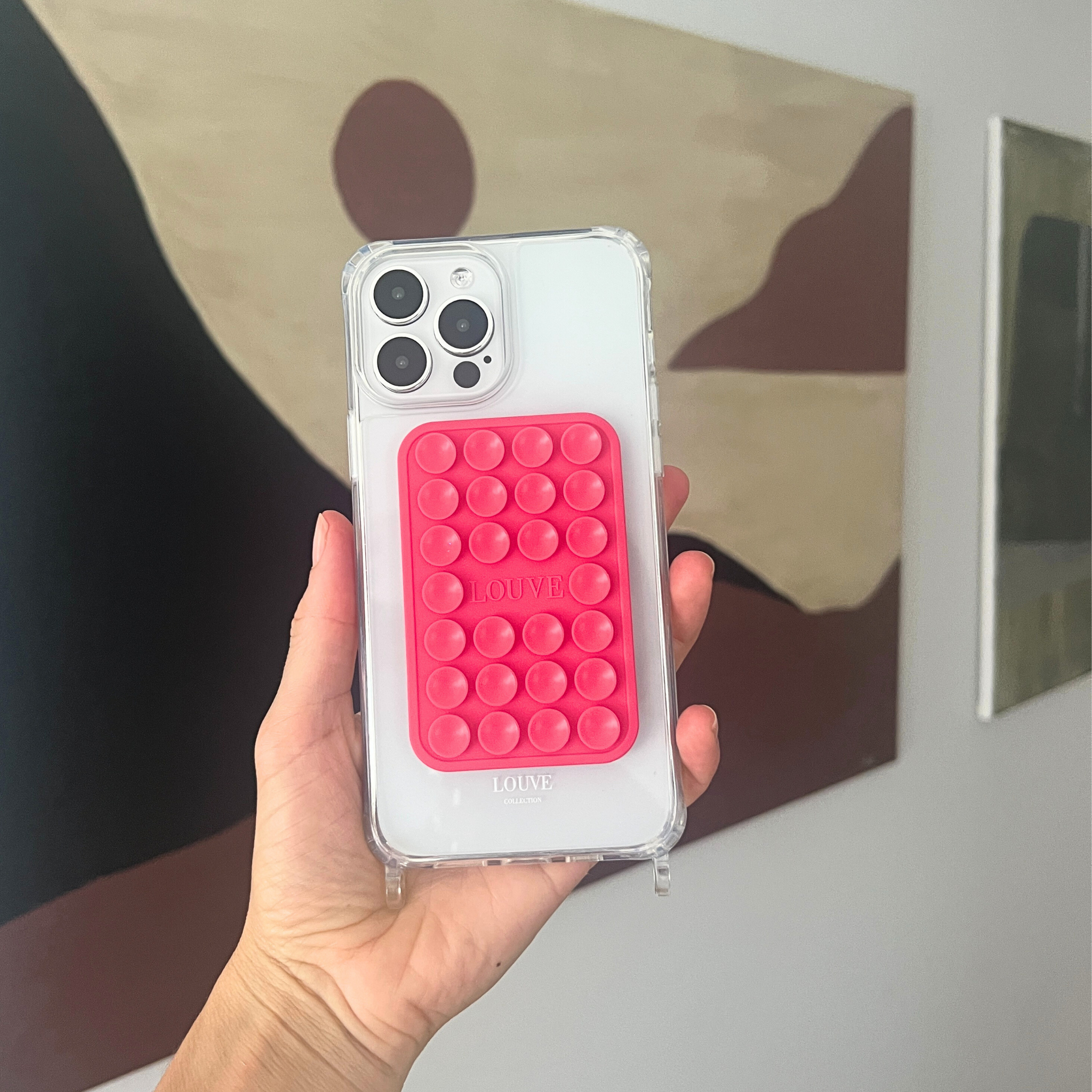 Phone Suction plate, Phone Suction pad, Octobuddy, Silicone Suction rubber, phone suction cup holder, innovative phone holder, silicone antislip iPhone plates, Sticky grippy, Cardholder, card holder, Silicone Phone Grip Stand, Phone holder for shower, mirror, Hailey Bieber phone accessory, Silicone Phone Mat