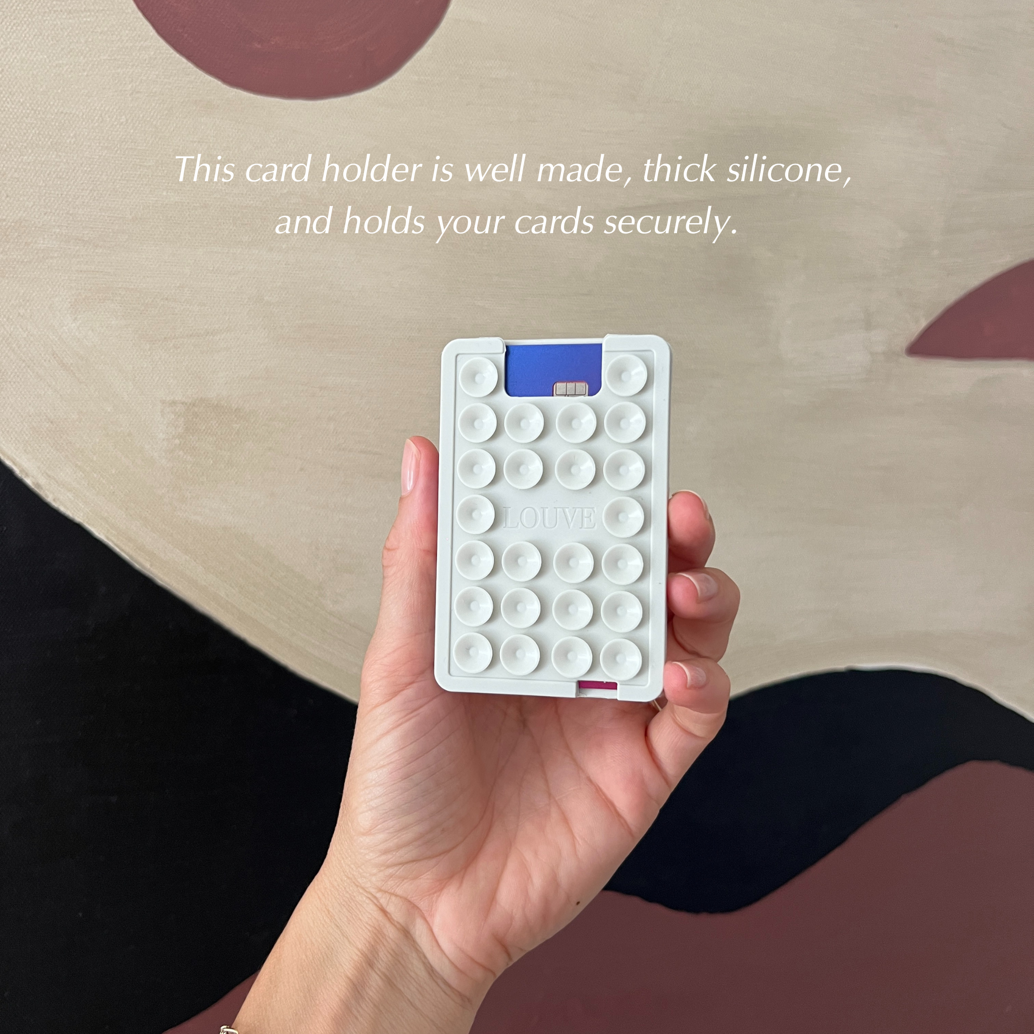 Phone Suction plate, Phone Suction pad, Octobuddy, Silicone Suction rubber, phone suction cup holder, innovative phone holder, silicone antislip iPhone plates, Sticky grippy, Cardholder, card holder, Silicone Phone Grip Stand, Phone holder for shower, mirror, Hailey Bieber phone accessory, Silicone Phone Mat