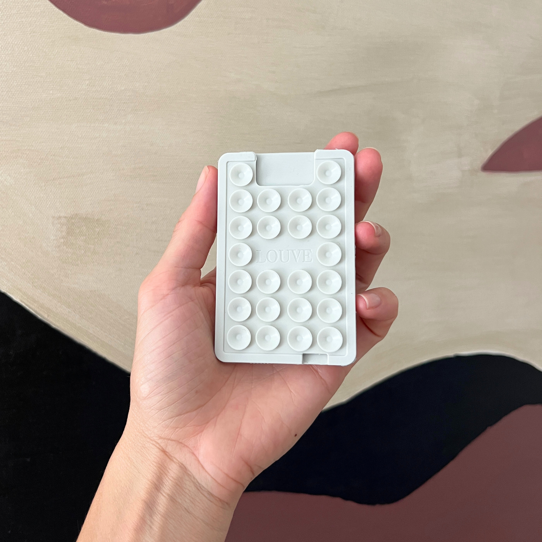 Phone Suction plate, Phone Suction pad, Octobuddy, Silicone Suction rubber, phone suction cup holder, innovative phone holder, silicone antislip iPhone plates, Sticky grippy, Cardholder, card holder, Silicone Phone Grip Stand, Phone holder for shower, mirror, Hailey Bieber phone accessory, Silicone Phone Mat