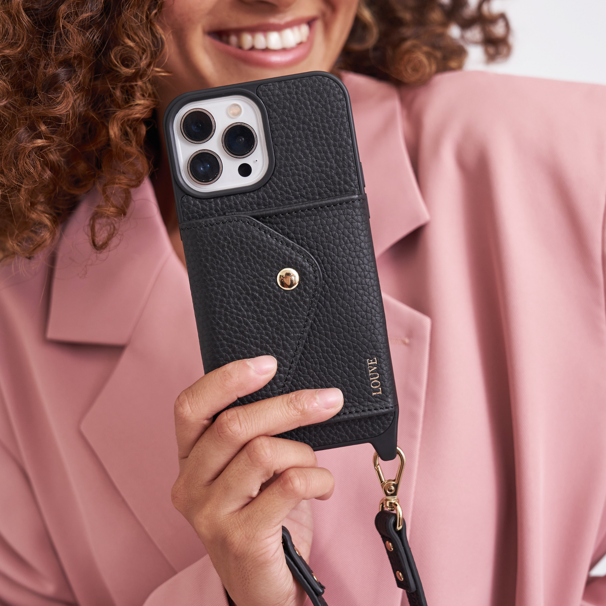 Crossbody phone cases. Leather phone case wallet. Smartphone case with mini-wallet. Phone Strap leather. Bandolier style. pouch.  iPhone Wallet. pebble leather. donna. pearl wristlet. chain. charm