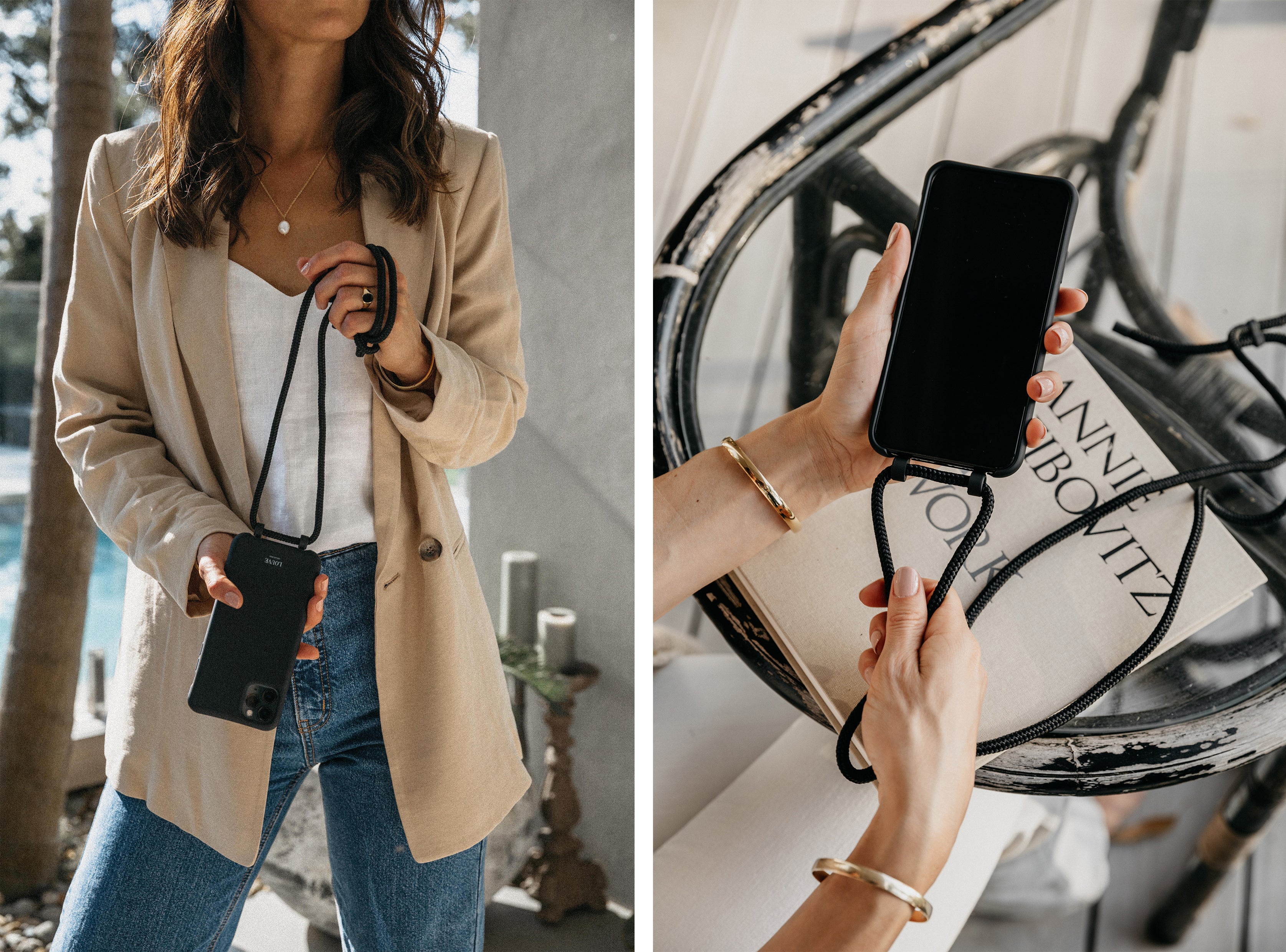 What is a Louve Carrier / Phone Case with Cord?