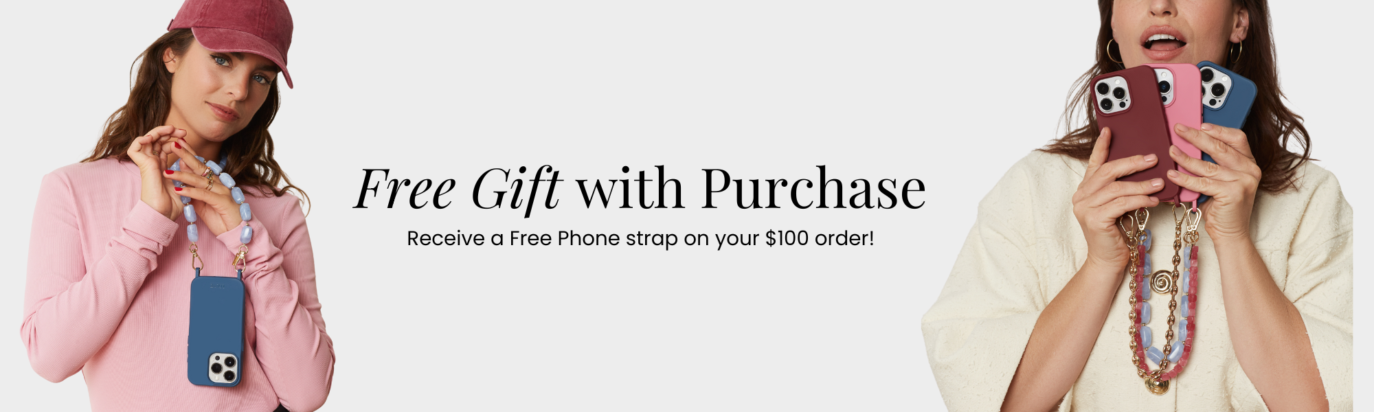 All Phone Straps | Crossbody Phone Straps & Chains & Phone Wristlets / Bracelets