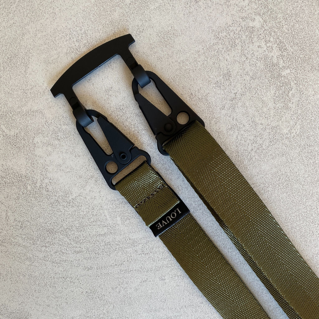 Olive Green Active Phone Belt - Louve collection