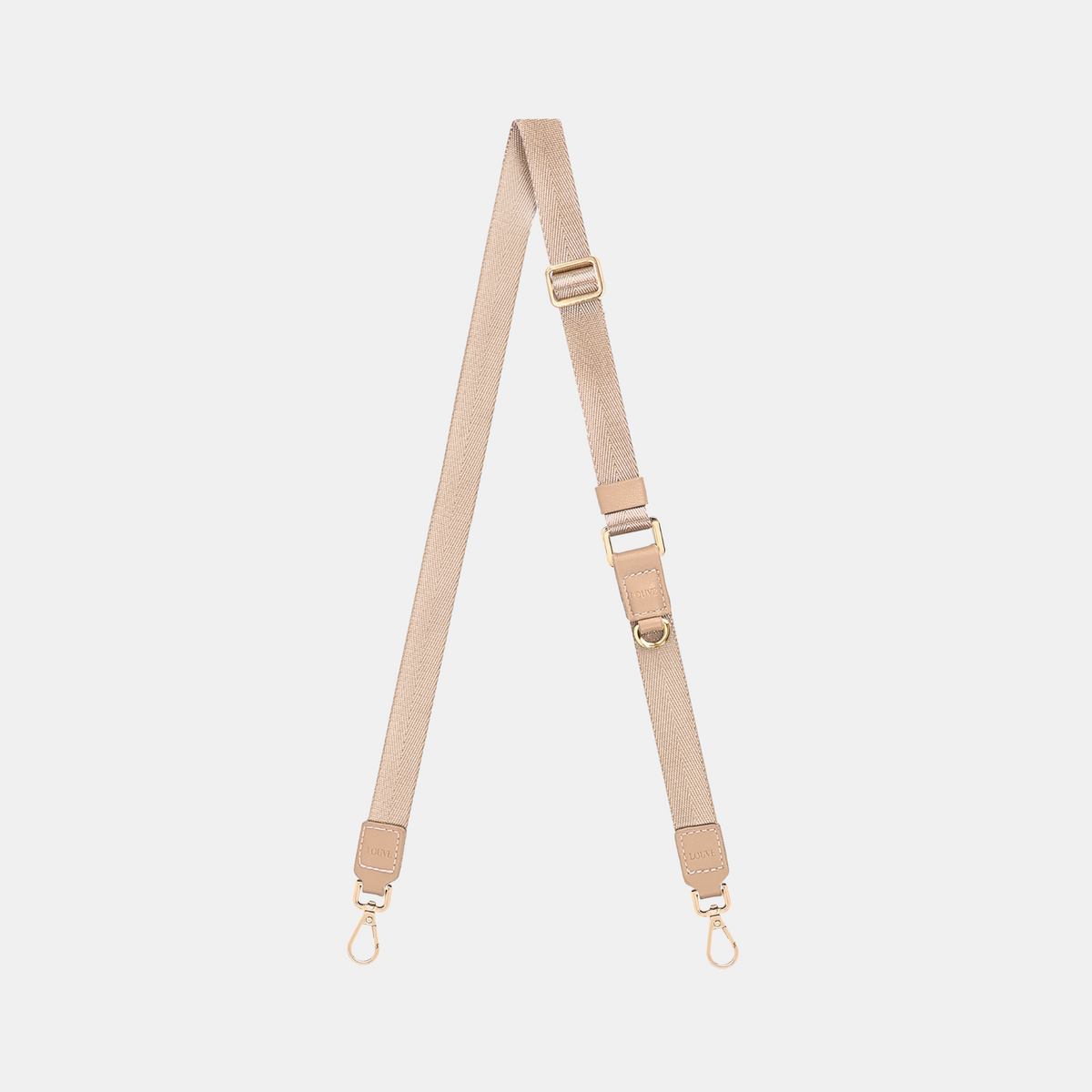 Crossbody Phone Strap | Beige Leather Phone Lanyard – Louve collection