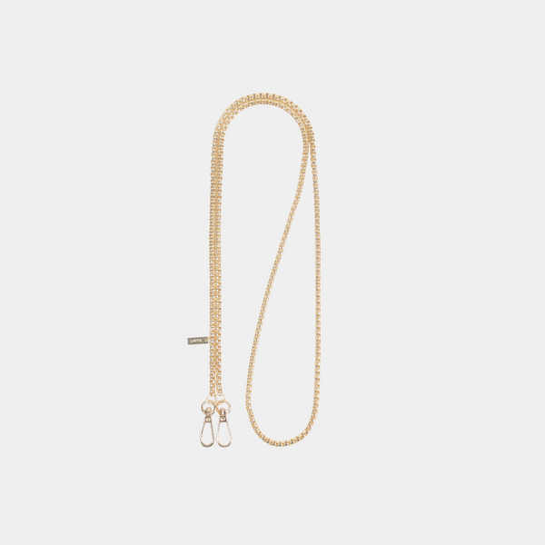 Gold phone chain | Phone case with Gold Strap | Golden iPhone
