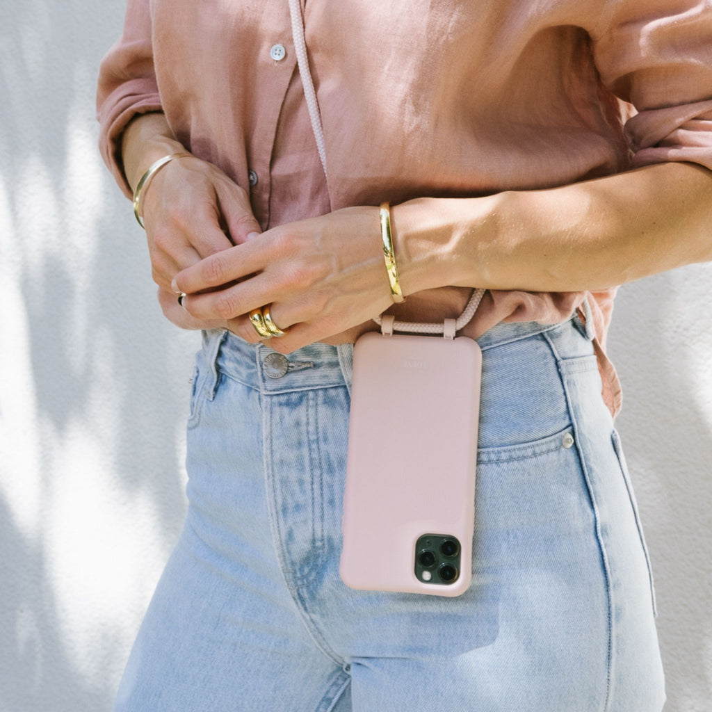 Dusty Pink Phone Case + Dusty Pink Phone Cord - Louve collection