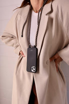 Le Cafe Noir Black Phone Case + Summer in Santorini Phone Cord - Louve collection